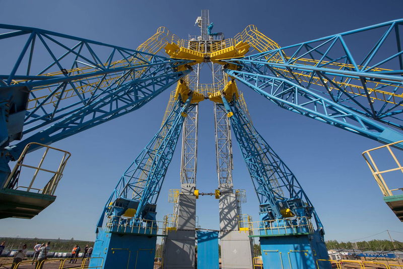 Illustration for article titled Check Out Russia's New Spaceport Being Built